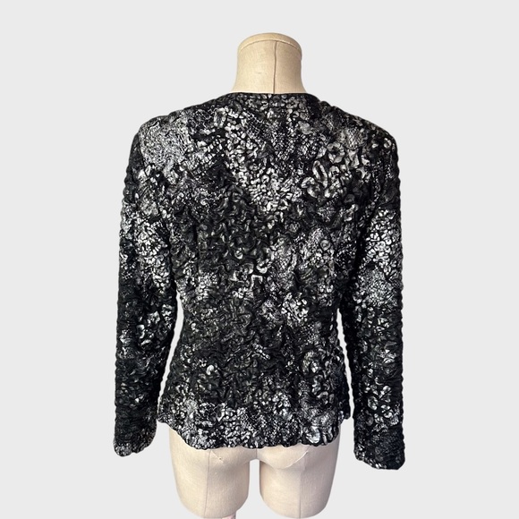 Crystal Printed Zip Jacket - Picture 3 of 8